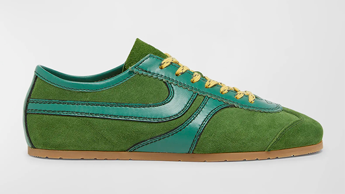 Green Suede Shoe
